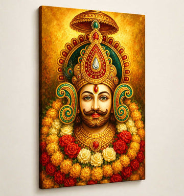 KUNJ CART – Khatu Shyam Painting | Royal Khatu Shyam Ji Photo Frame For Wall Art