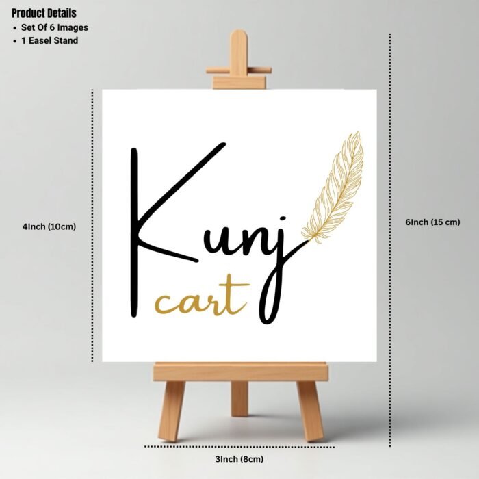 KunjCart Mini Painting Size Details