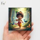 Bal Krishna Mini Canvas Painting Set 4