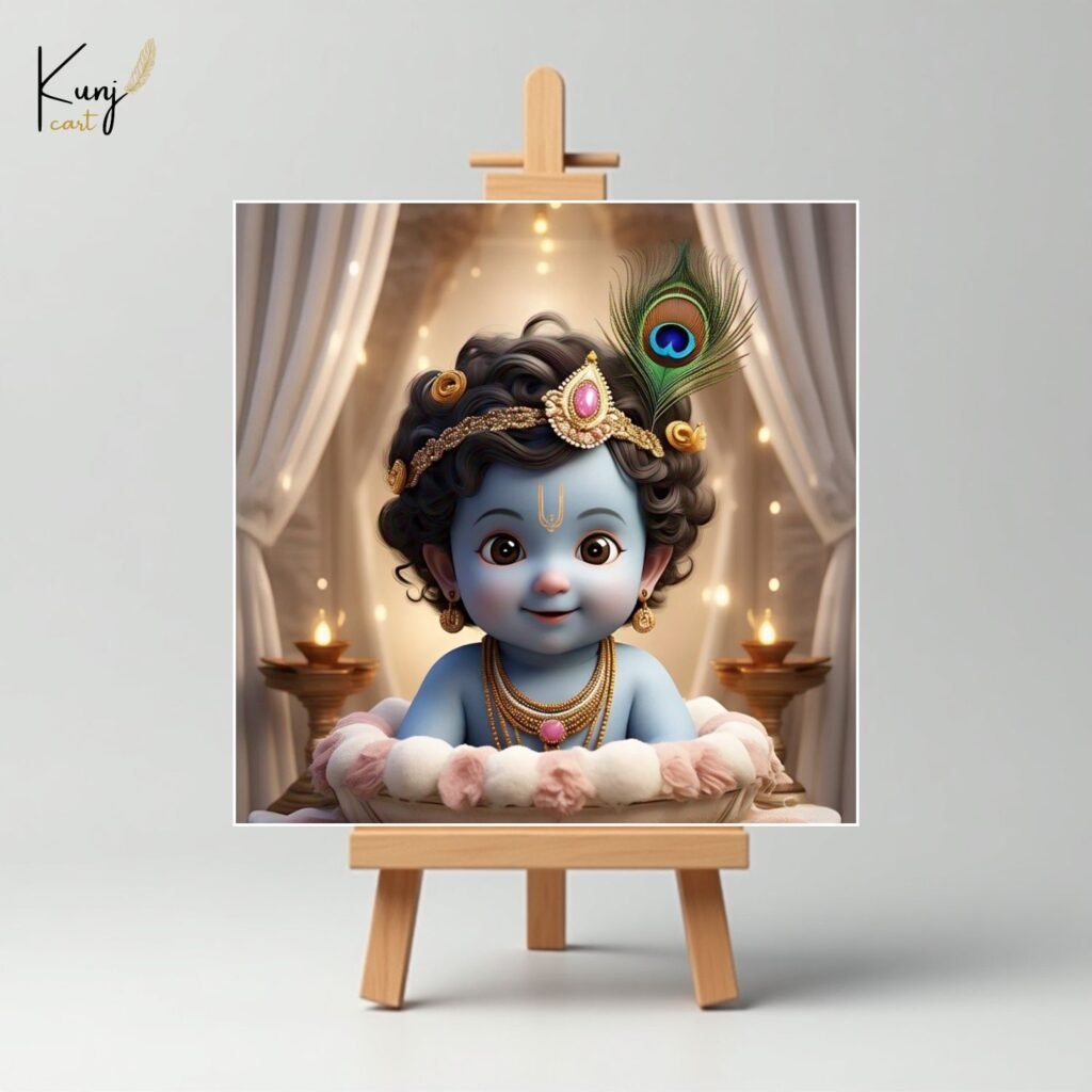 Little Cute Krishna Mini Paintings 7