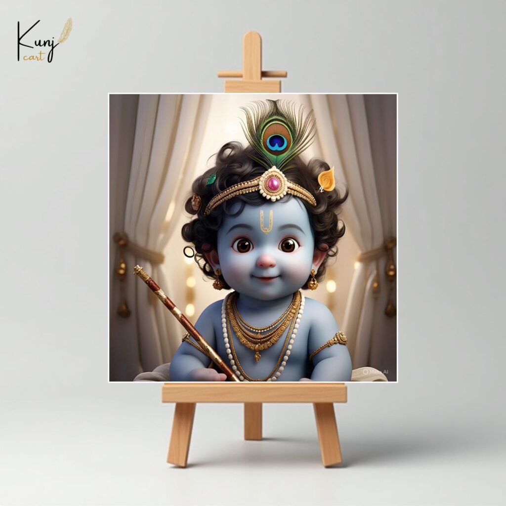 Little Cute Krishna Mini Paintings 7