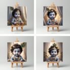 Little Cute Krishna Mini Paintings 6
