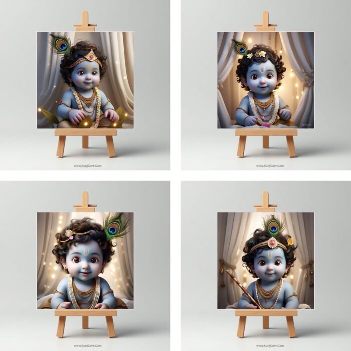 Little Cute Krishna Mini Paintings 6
