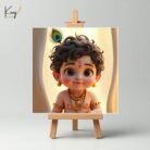 Little Cute Krishna Mini Paintings4