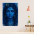 Beautiful Krishna With Cow Painting Cute krishna canvas painting4