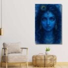 Beautiful Krishna With Cow Painting Cute krishna canvas painting7