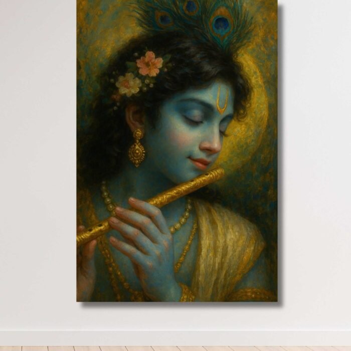 Buy Radha Krishna wall painting By Kunjcart2