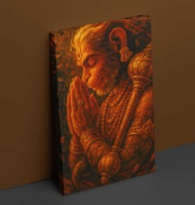 Canvas Hanuman Painting1