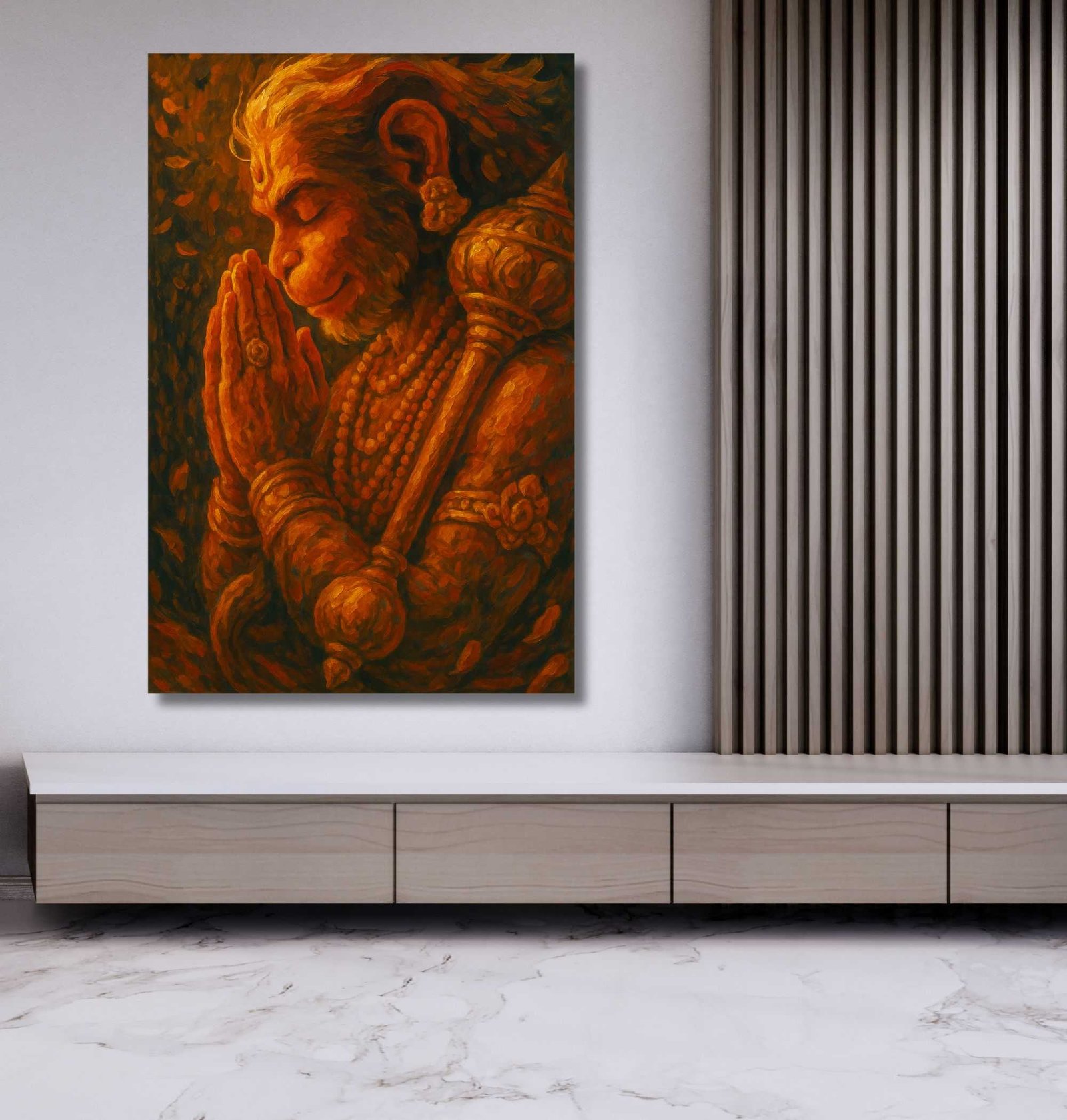 Canvas Hanuman Painting1