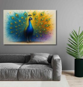 Dancing Peacock Wall Decor1