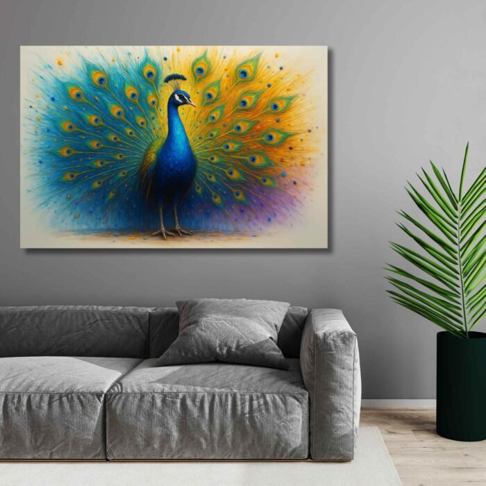 Dancing Peacock Wall Decor1