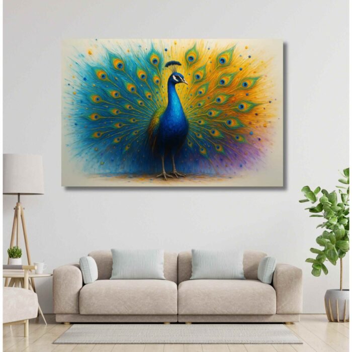 Dancing Peacock Wall Decor3