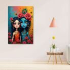 Decorative Radha Krishna canvas3