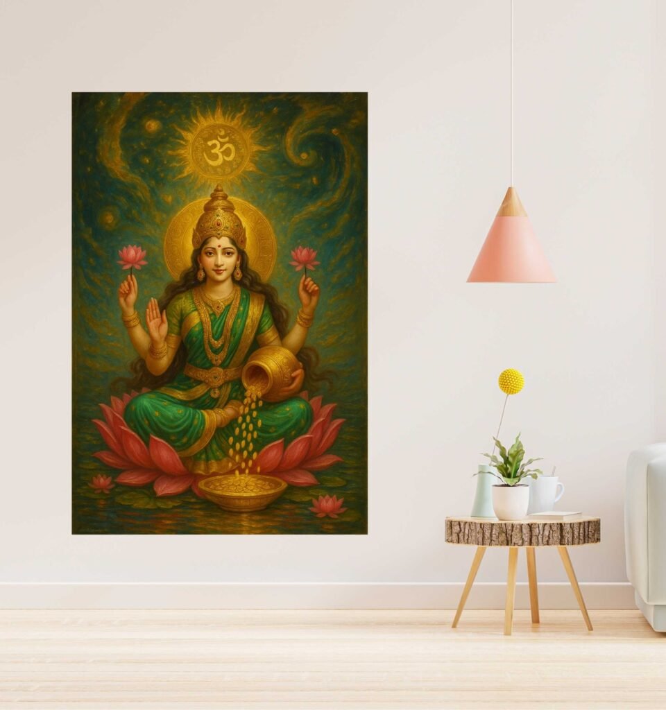 Devi lakshmi painting1