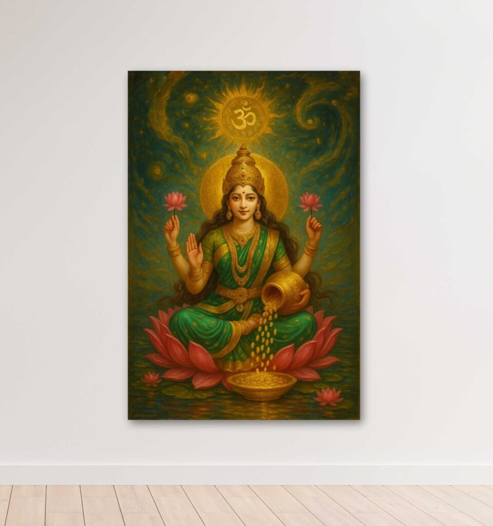 Devi lakshmi painting1