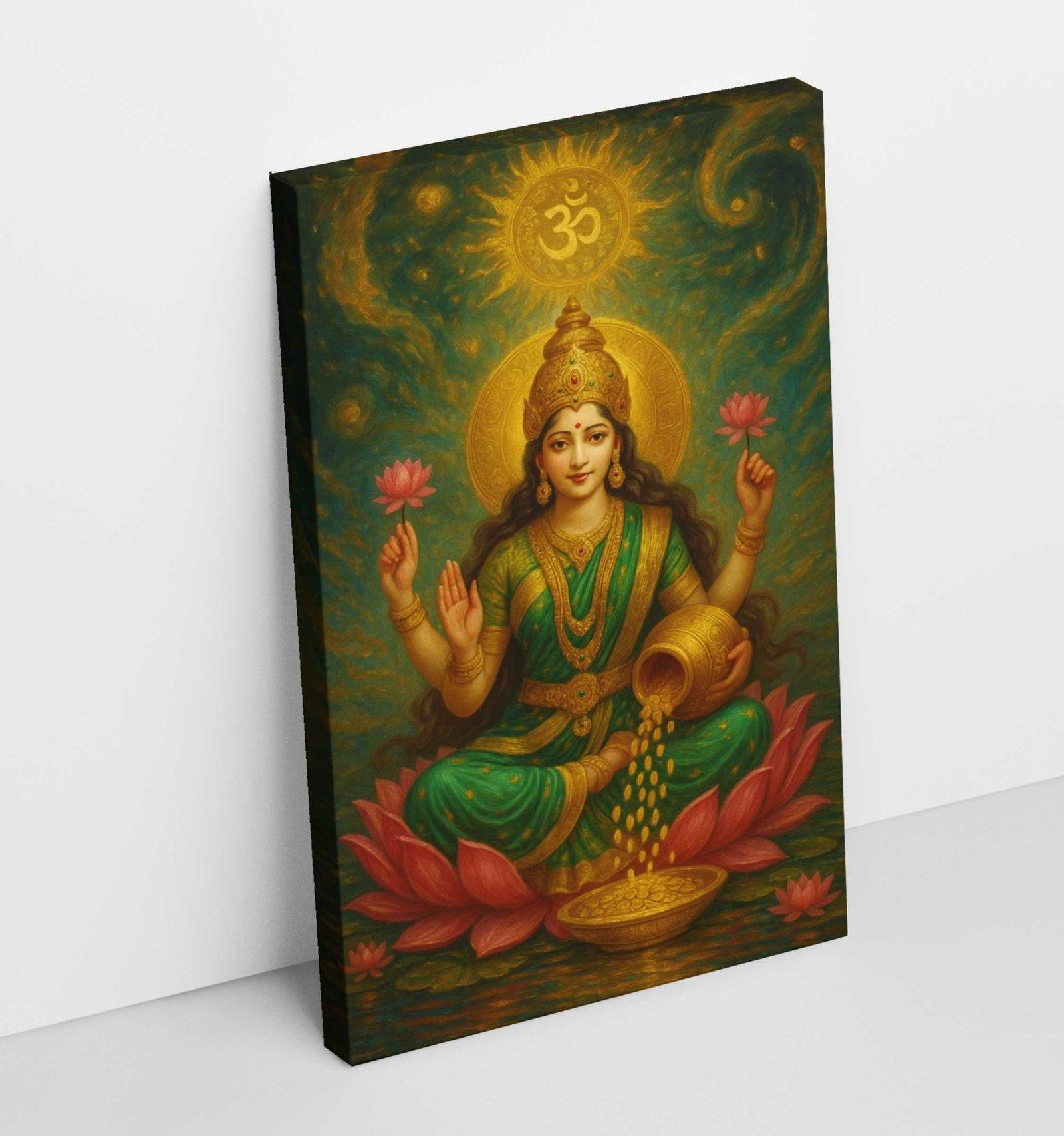 Devi lakshmi painting2