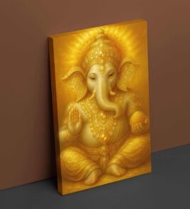 Golden Ganesha Painting 1