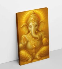 Golden Ganesha Painting 2