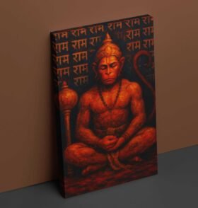 Hanuman Oil Painting1