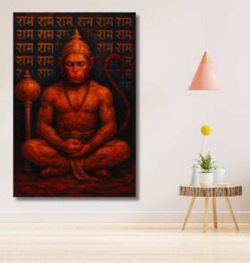 Hanuman Oil Painting2