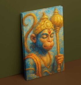 Hanuman Painting For Wall By KunjCart1