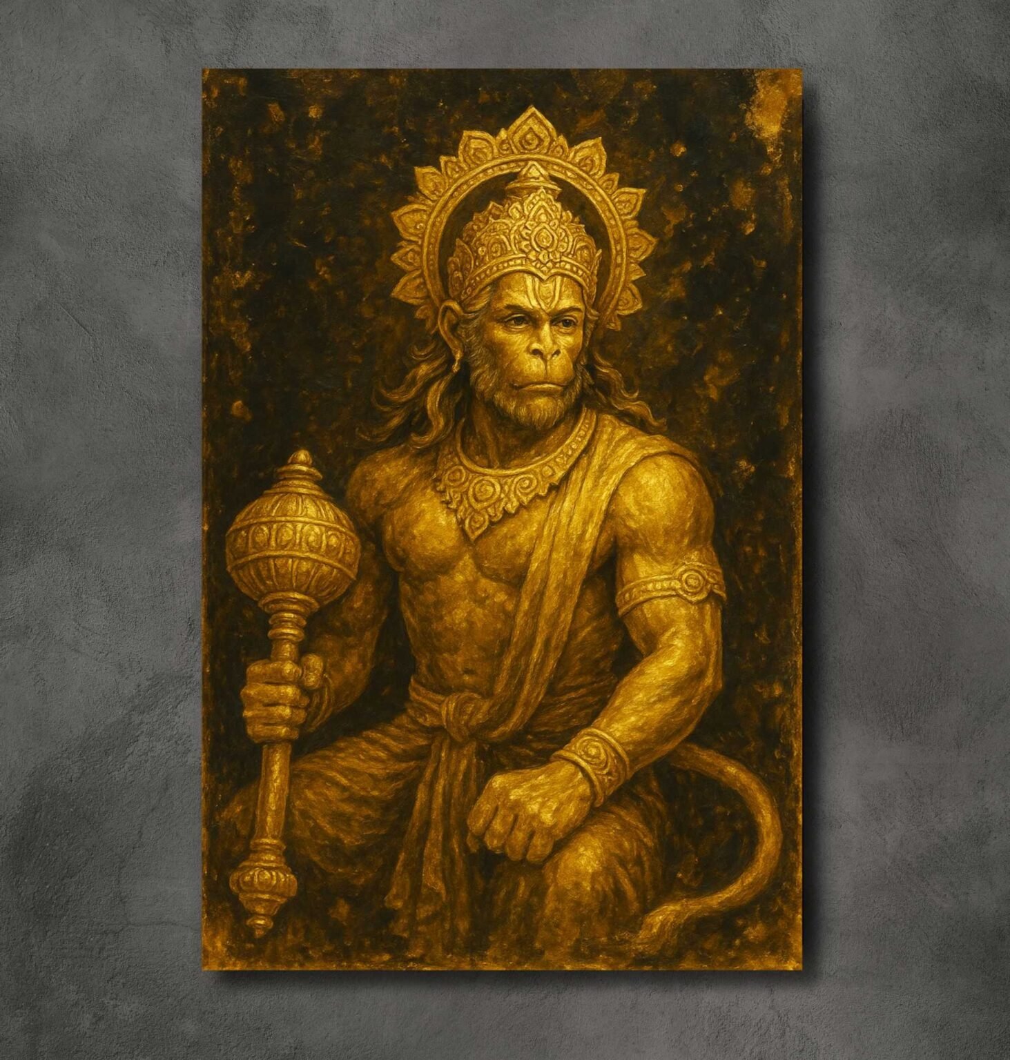 Hanuman Painting for Home Decor By KunjCart3