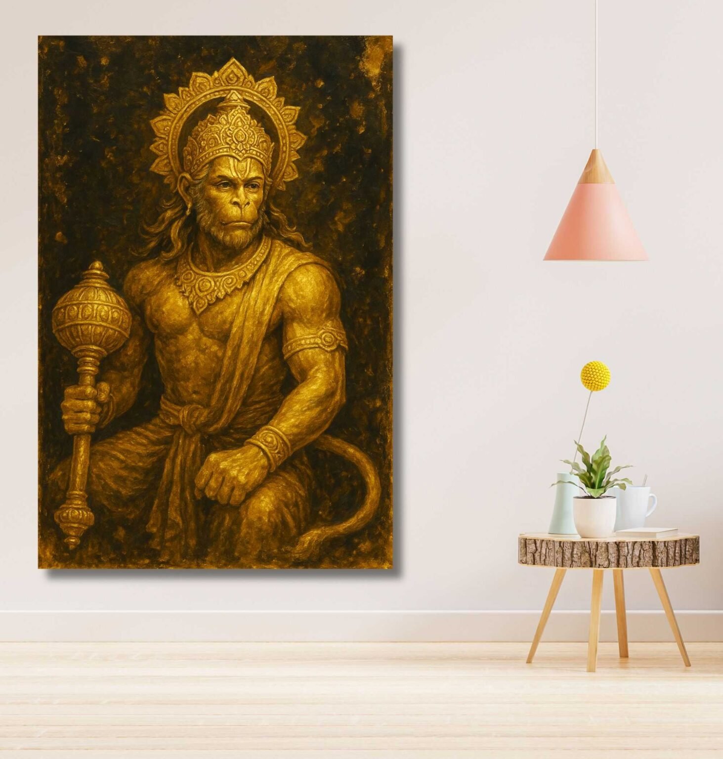 Hanuman Painting for Home Decor By KunjCart4