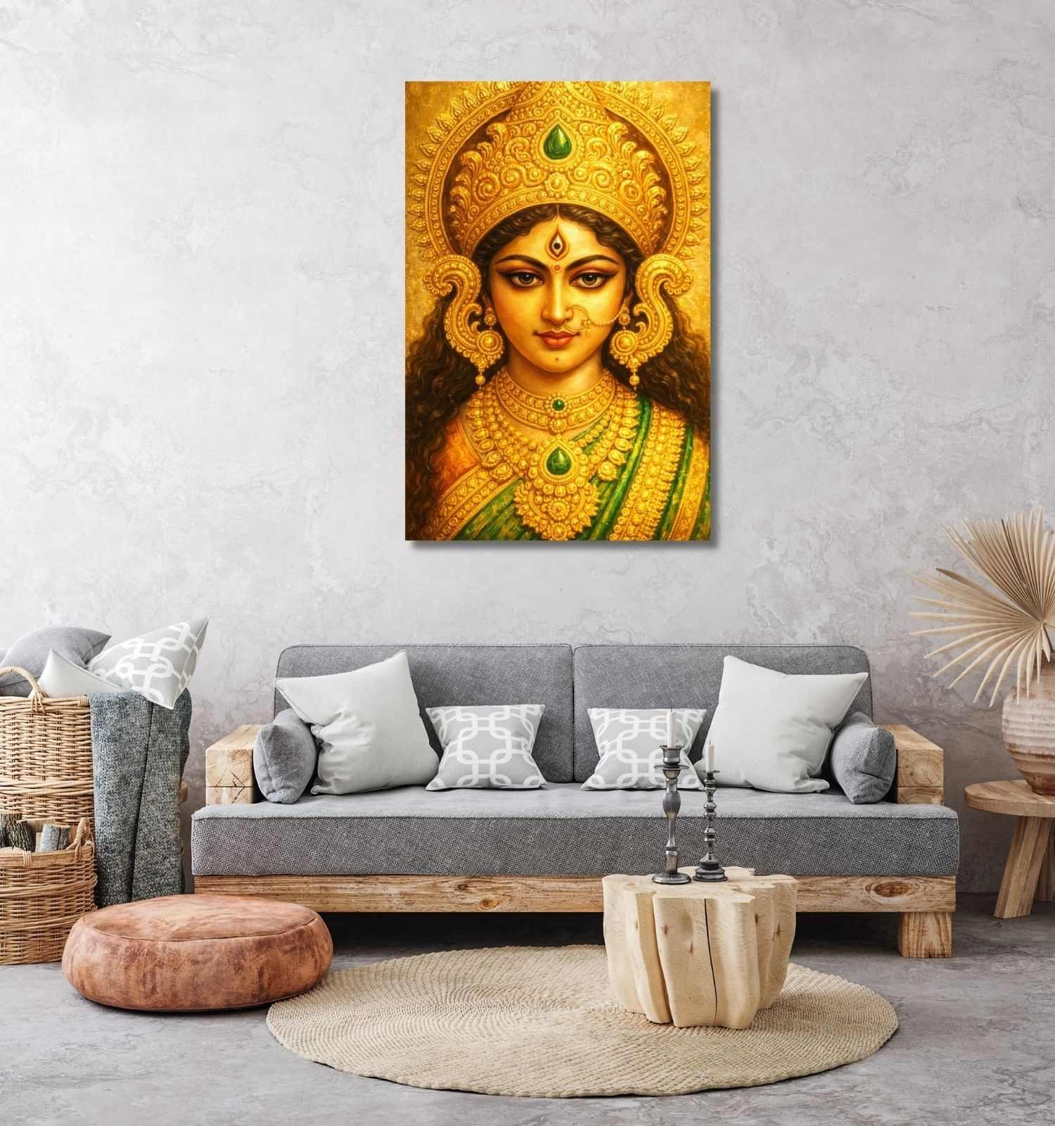 KUNJ CART Maa Durga Wall Painting 2