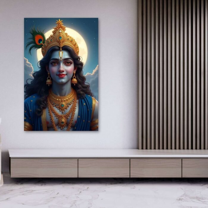 Krishna wall decor painting1