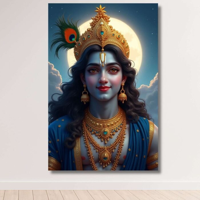 Krishna wall decor painting2
