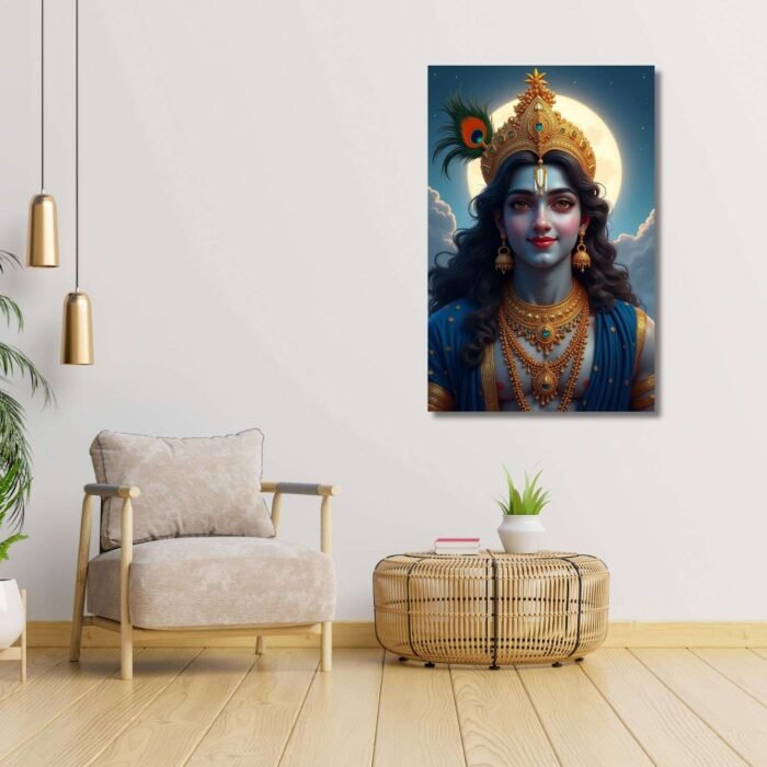 Krishna wall decor painting3