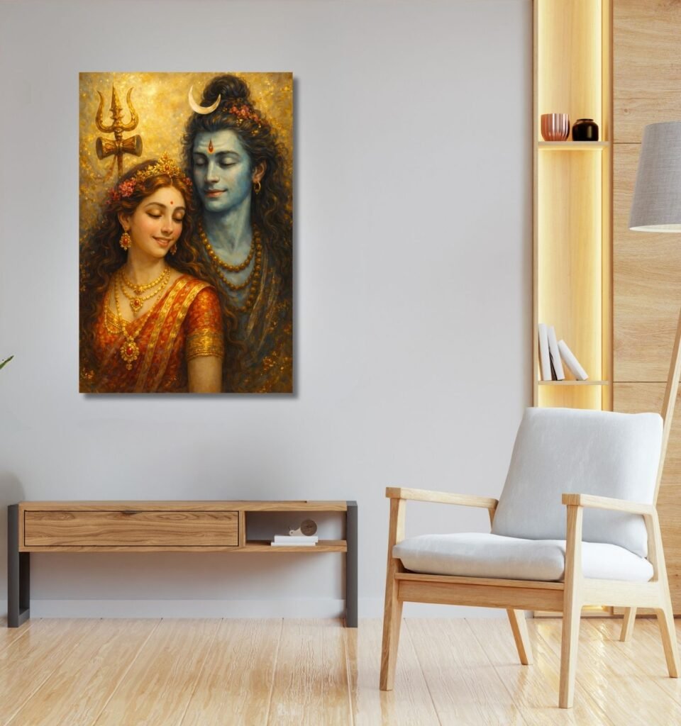 LORD SHIV CANVAS PAINTING4