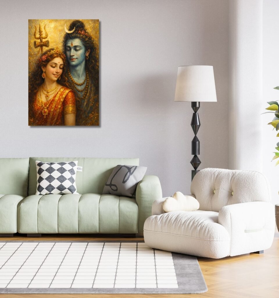 LORD SHIV CANVAS PAINTING4