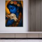 Latest Radha Krishna canvas designs by KunjCart1