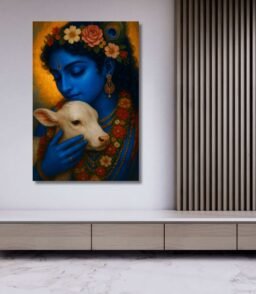 Latest Radha Krishna canvas designs by KunjCart1