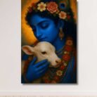 Latest Radha Krishna canvas designs by KunjCart2
