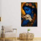 Latest Radha Krishna canvas designs by KunjCart3
