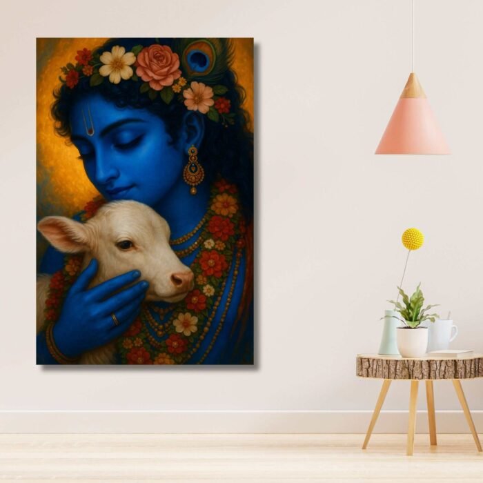 Latest Radha Krishna canvas designs4
