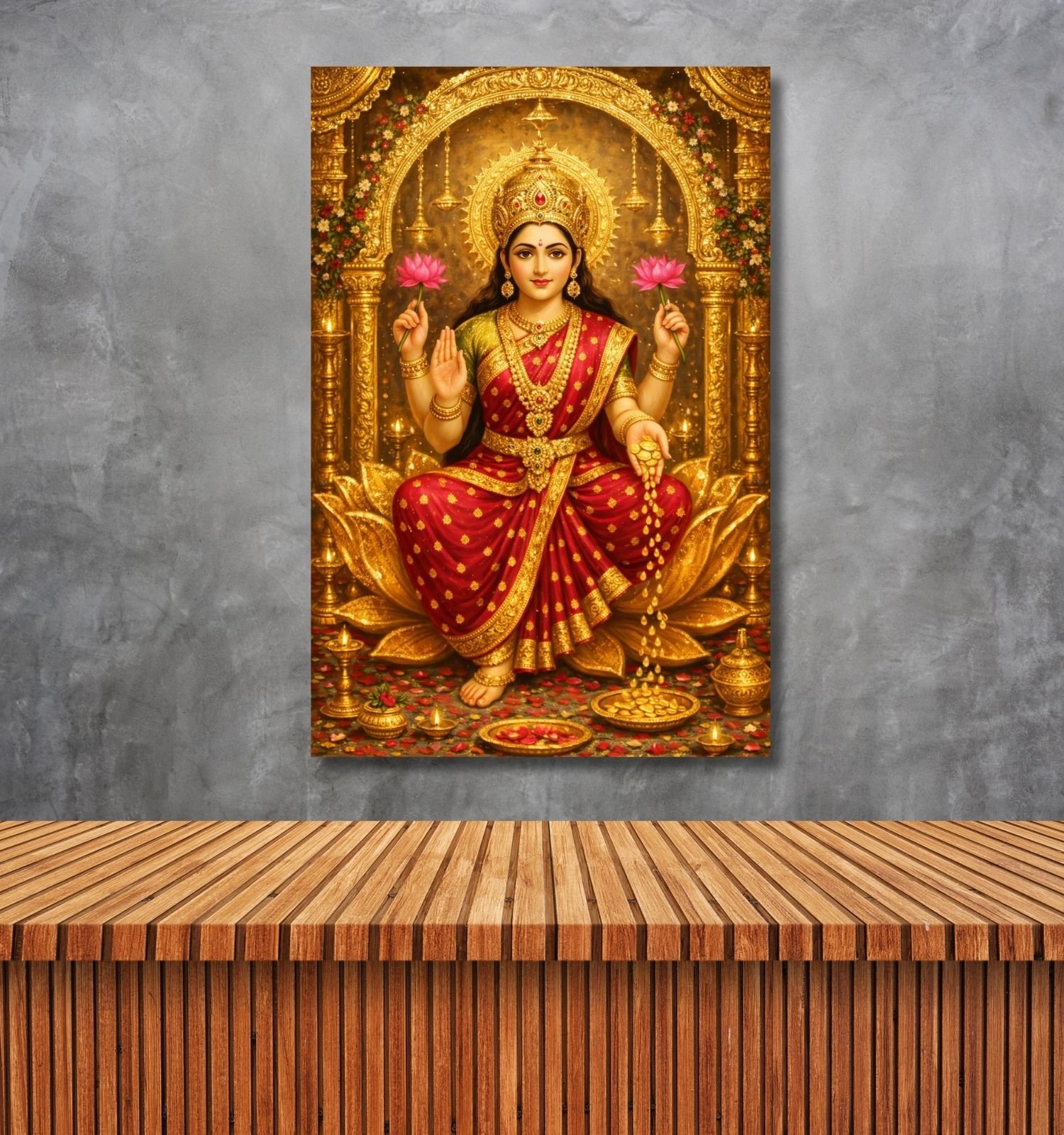 MAA LAKSHMI PAINTING 1
