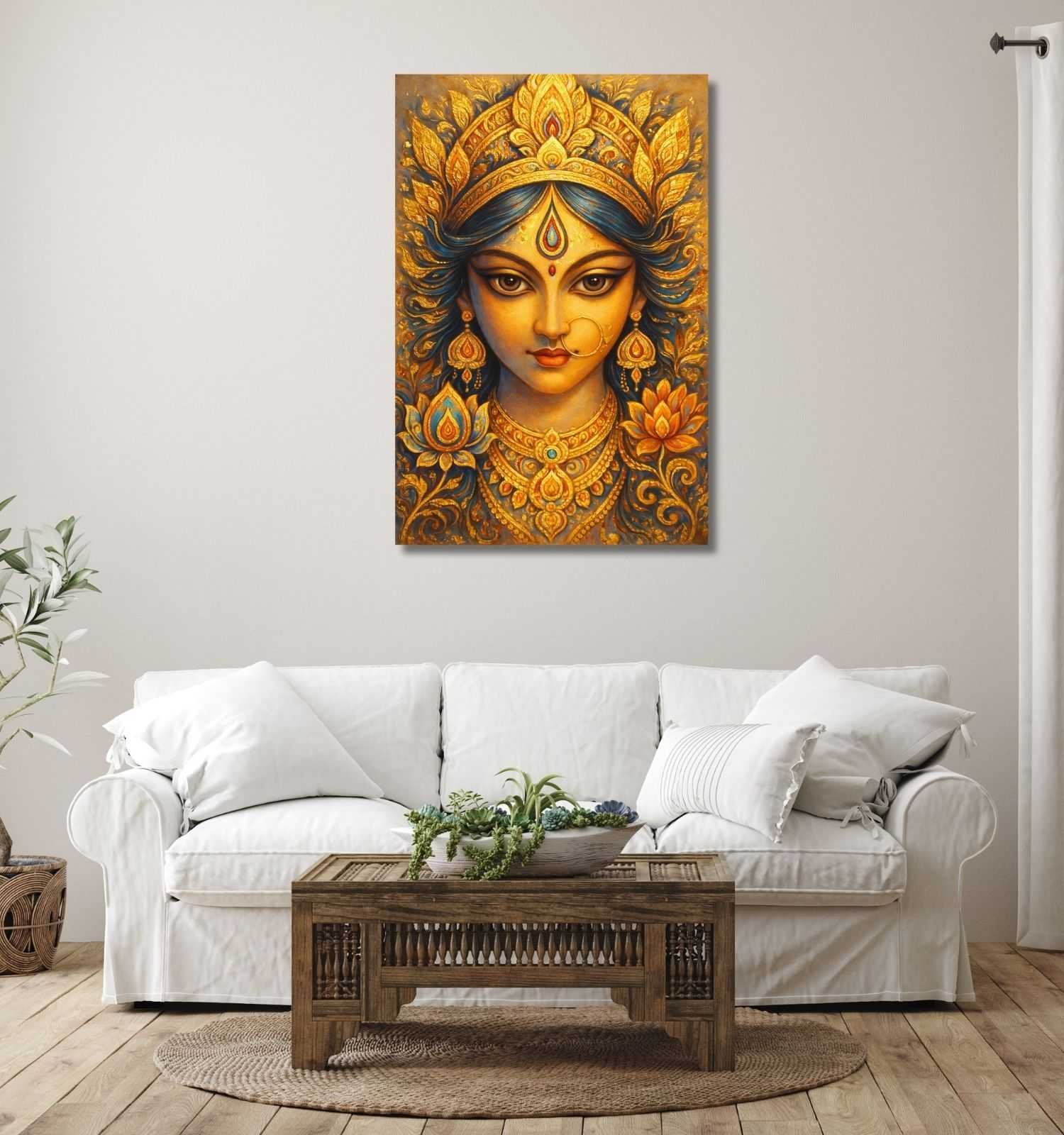 Maa Durga FACE Painting 2