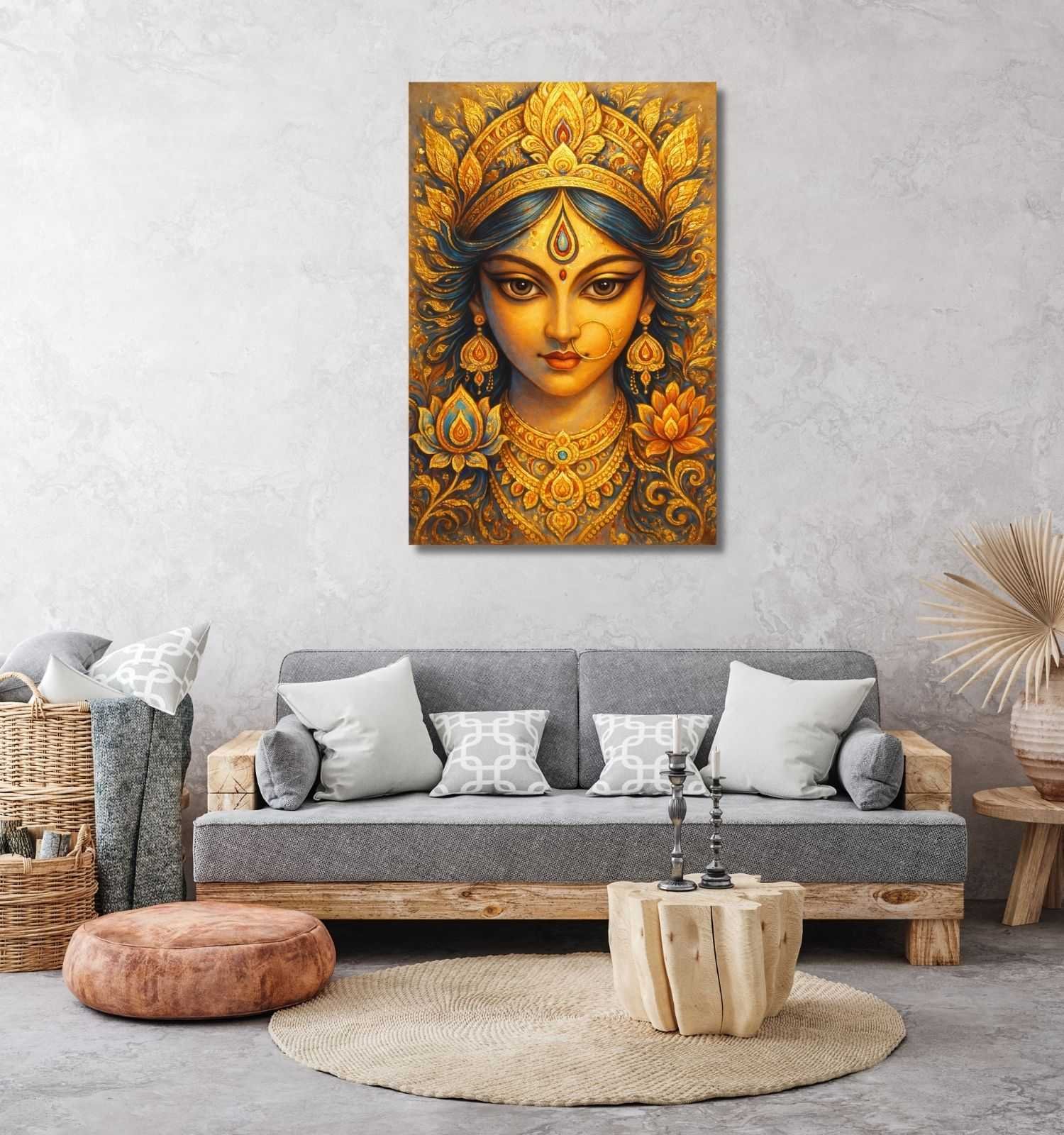 Maa Durga FACE Painting 2