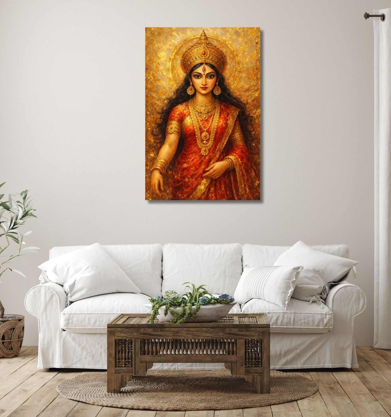 Maa Durga Wall Painting 2