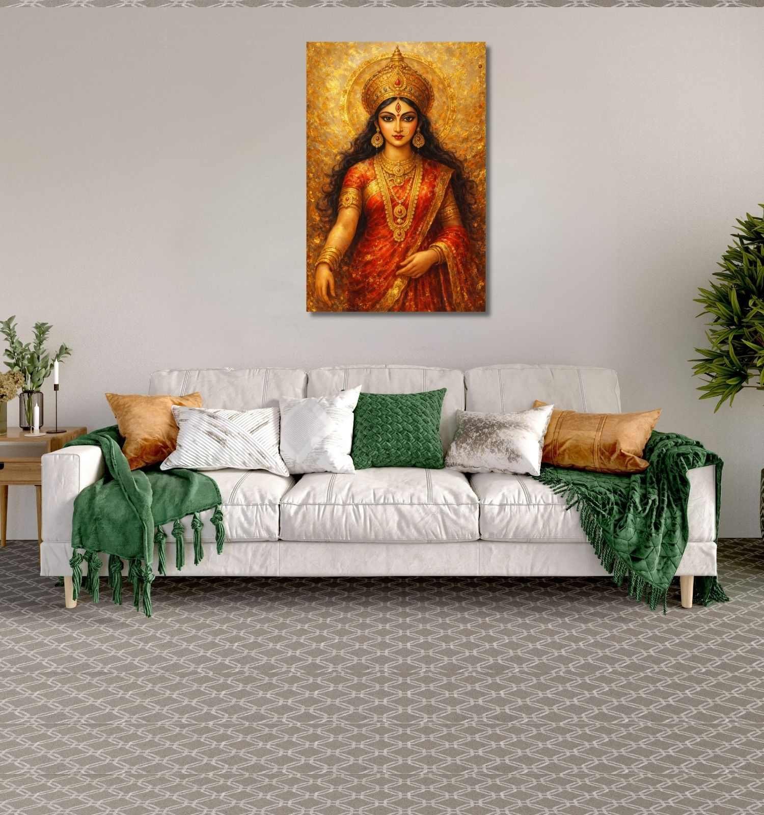 Maa Durga Wall Painting 2