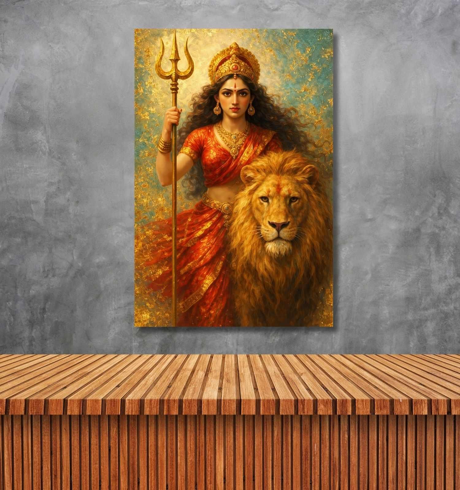 Maa Durga Wall Painting 2