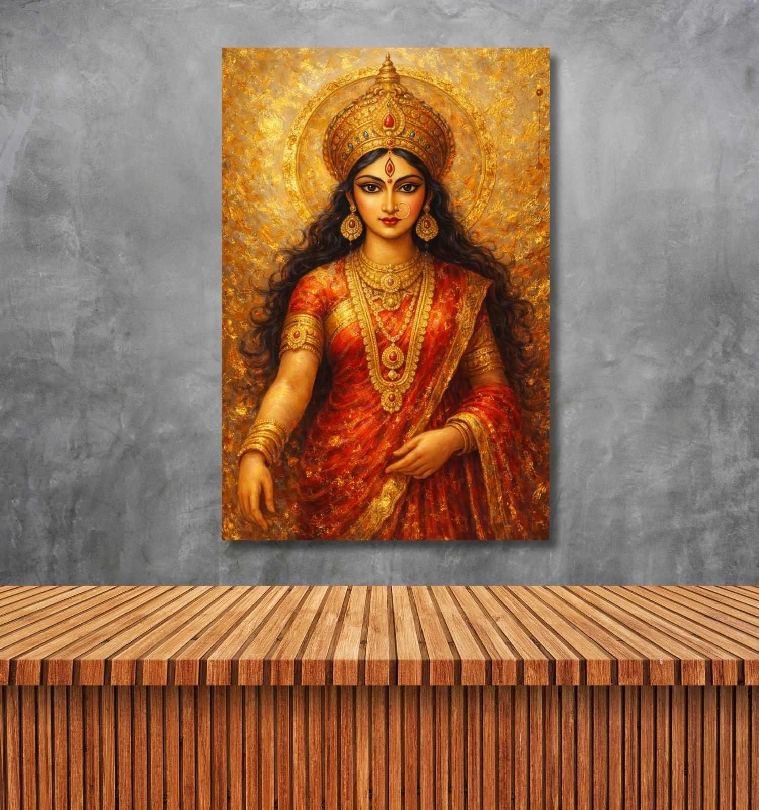 Maa Durga Wall Painting 2