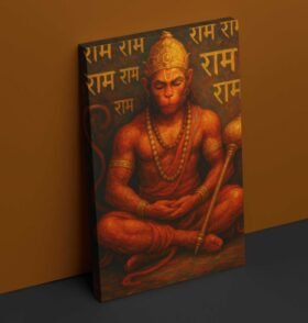 Meditation Hanuman Painting1