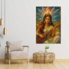 Modern Saraswati Painting BY KUNJCART3