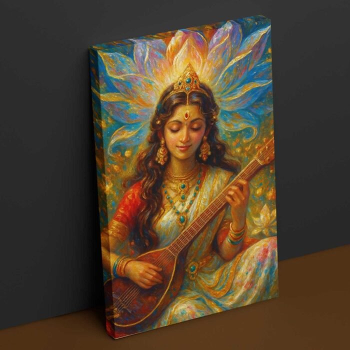 Modern Saraswati Painting1