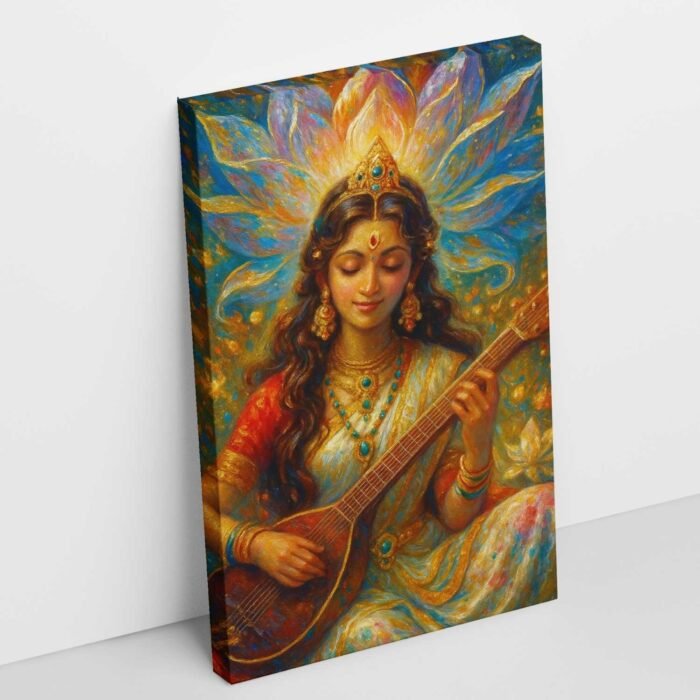 Modern Saraswati Painting2