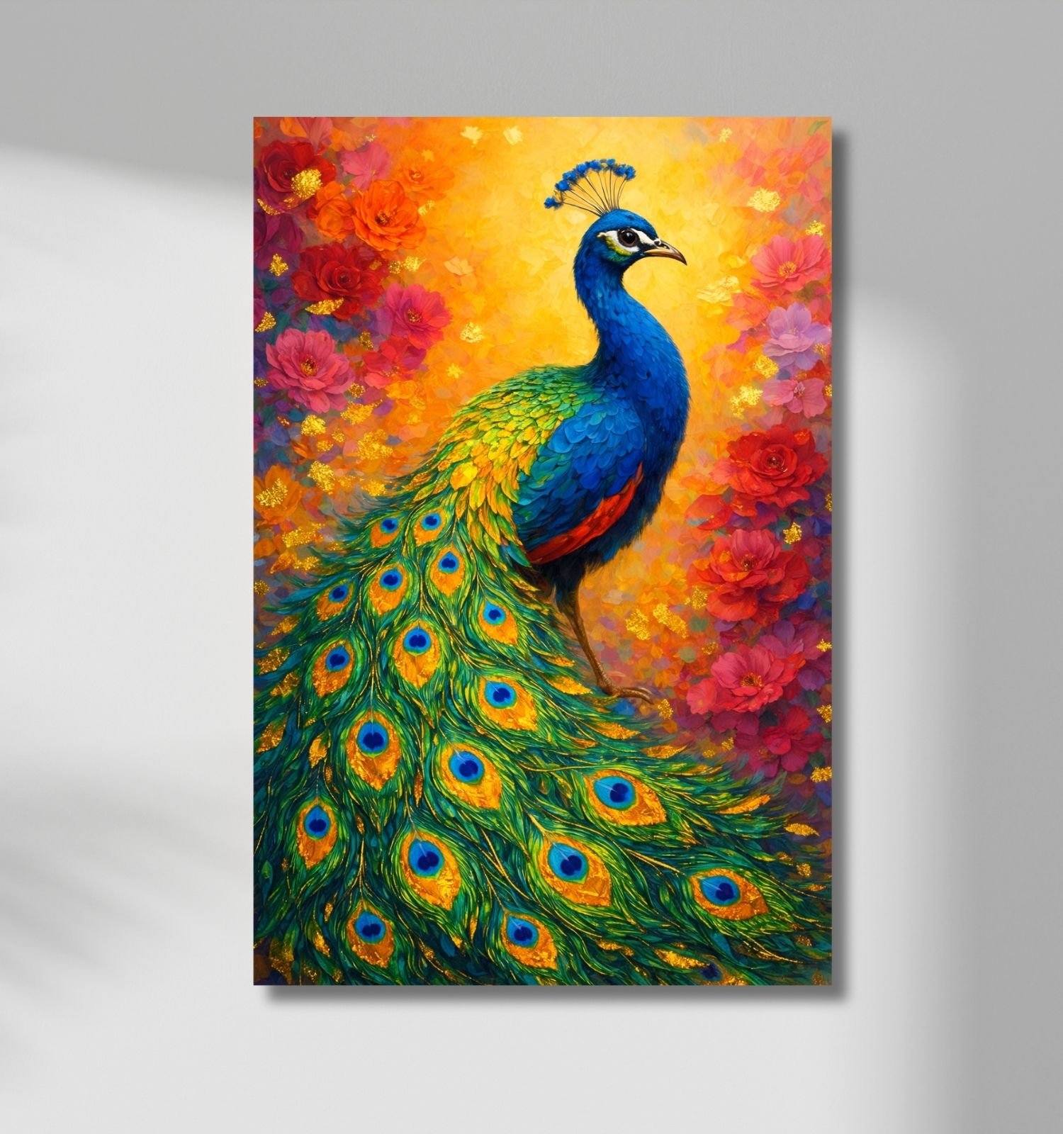 PEACOCK CANVAS PAINTING3